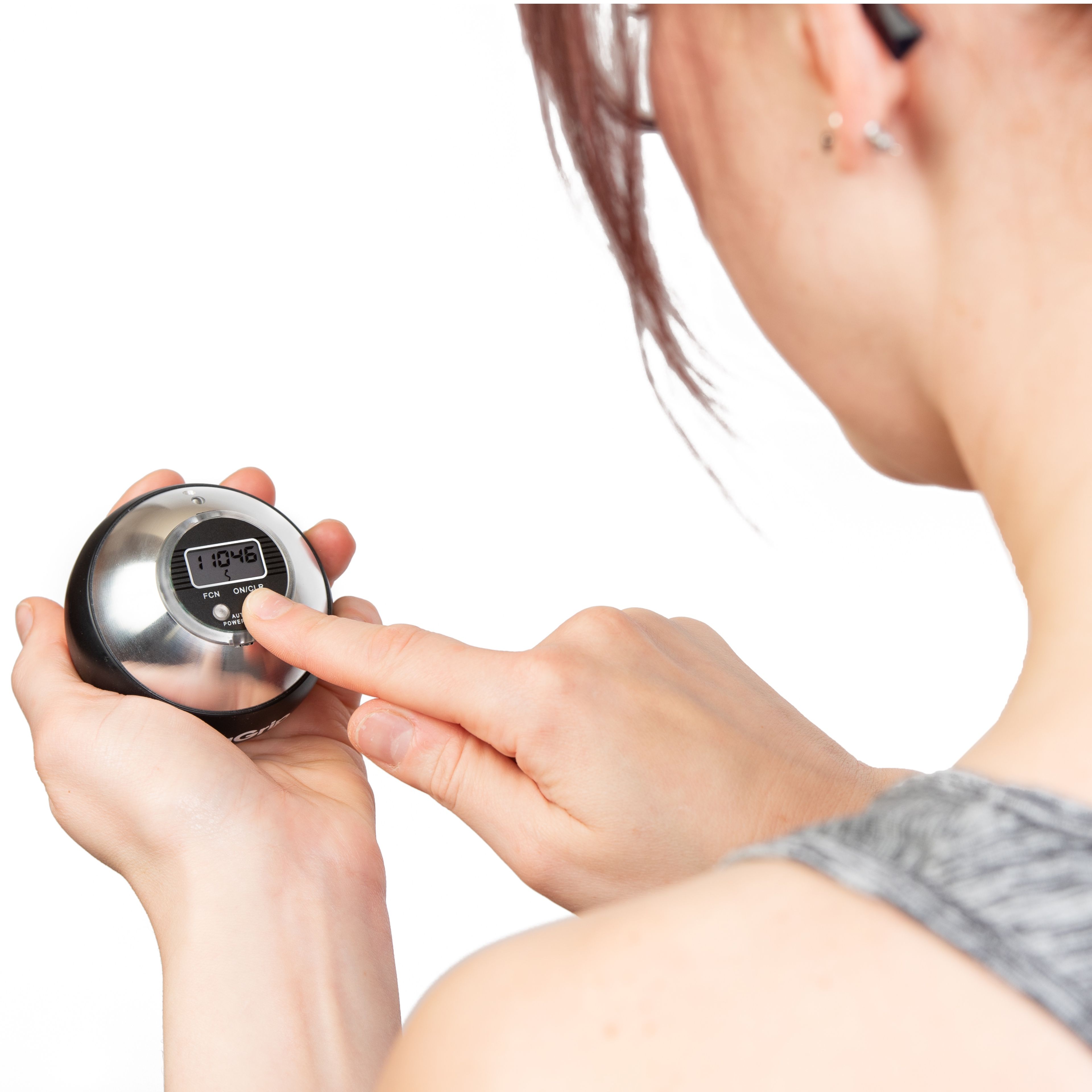 Woman Adjusting TheraGrip